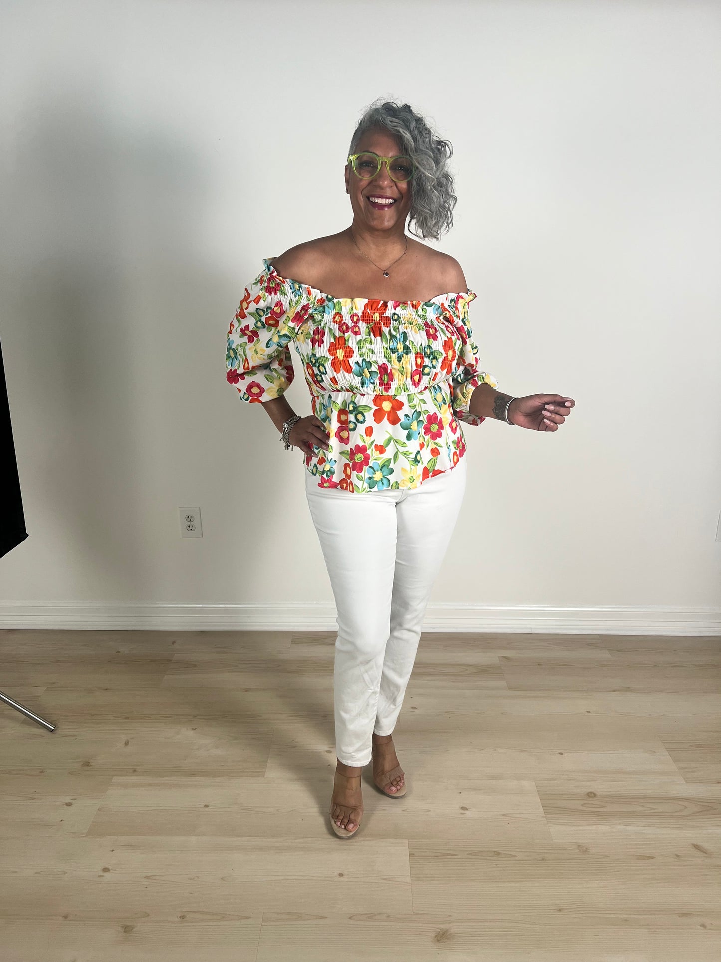 Poppy Flirty Floral Top