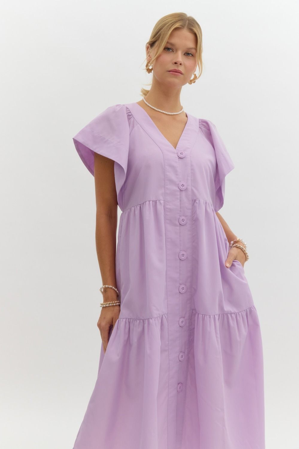 Clearance Jasmine Lilac dress