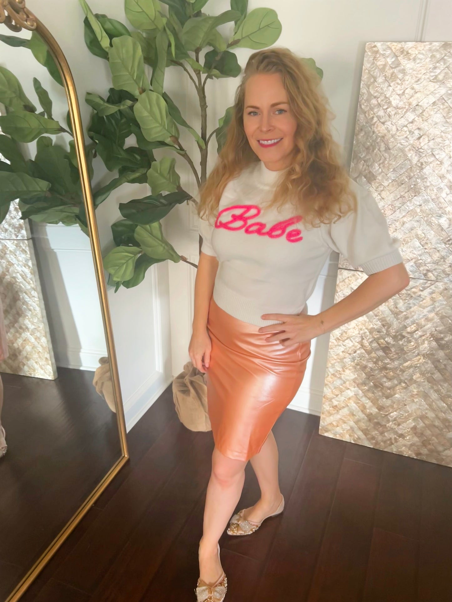 Clearance Rose Radiance Skirt Small and Large