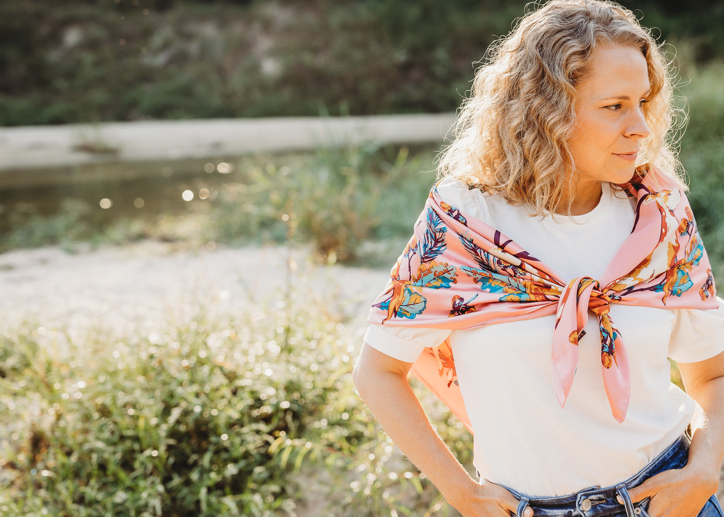 Clearance Satin Bambi Scarf