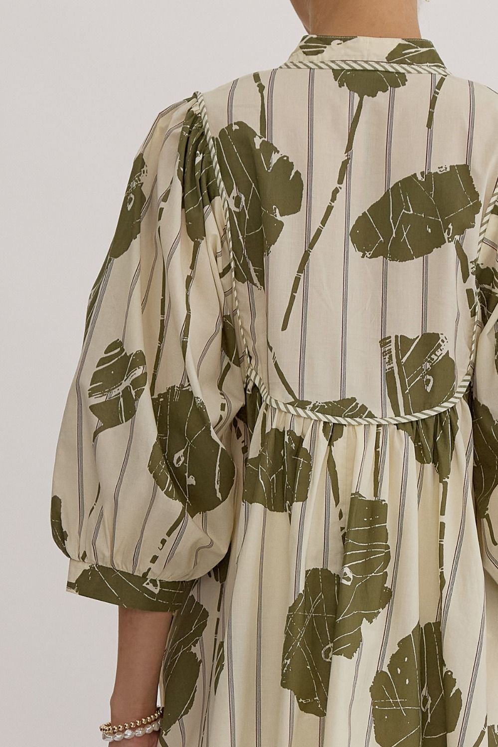 Evelyn Bubble Sleeve Dress-large