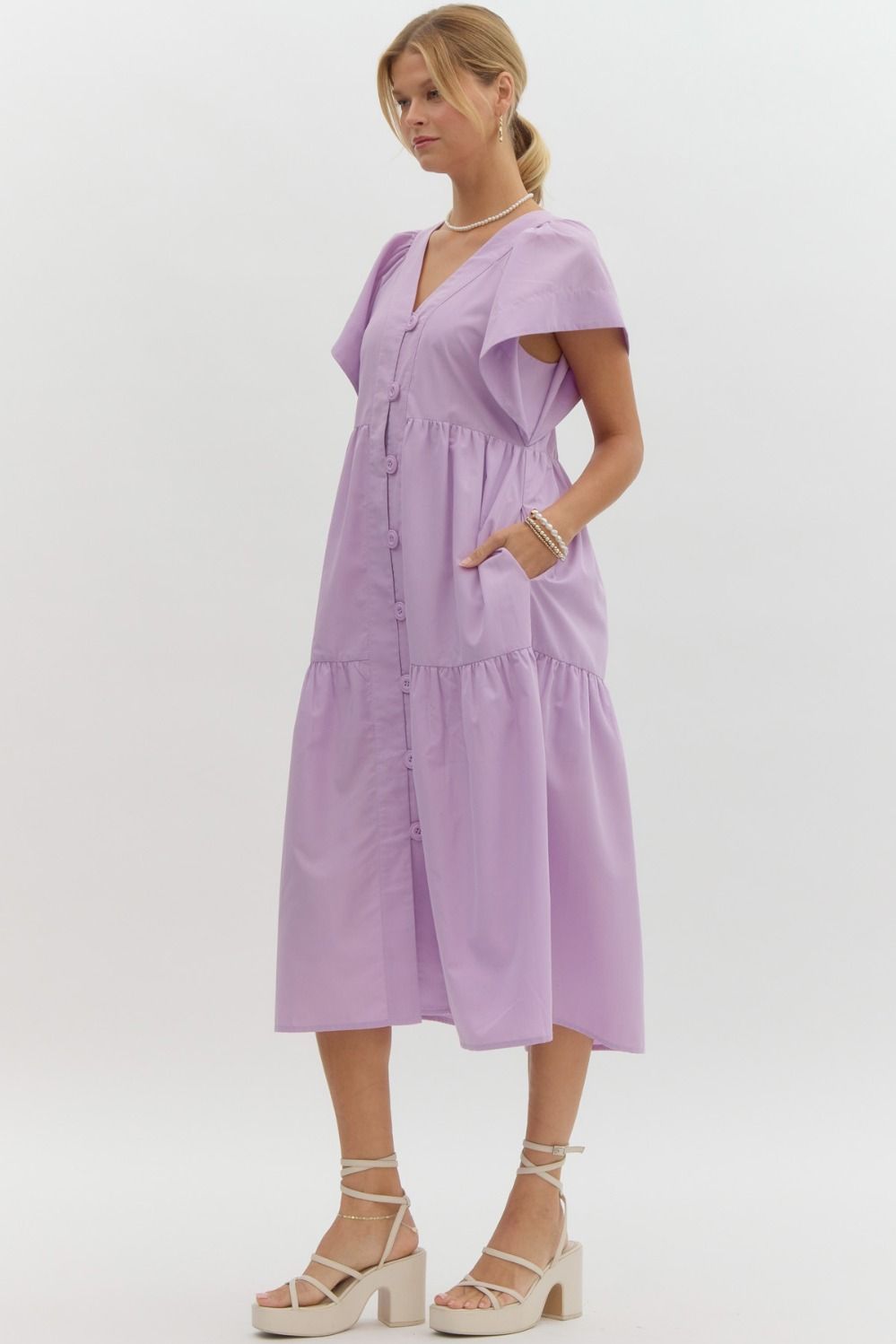 Clearance Jasmine Lilac dress