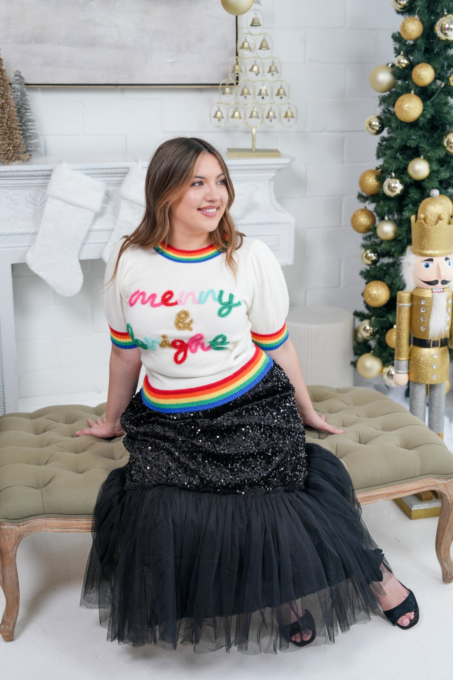 Merry and Bright Holiday Sweater