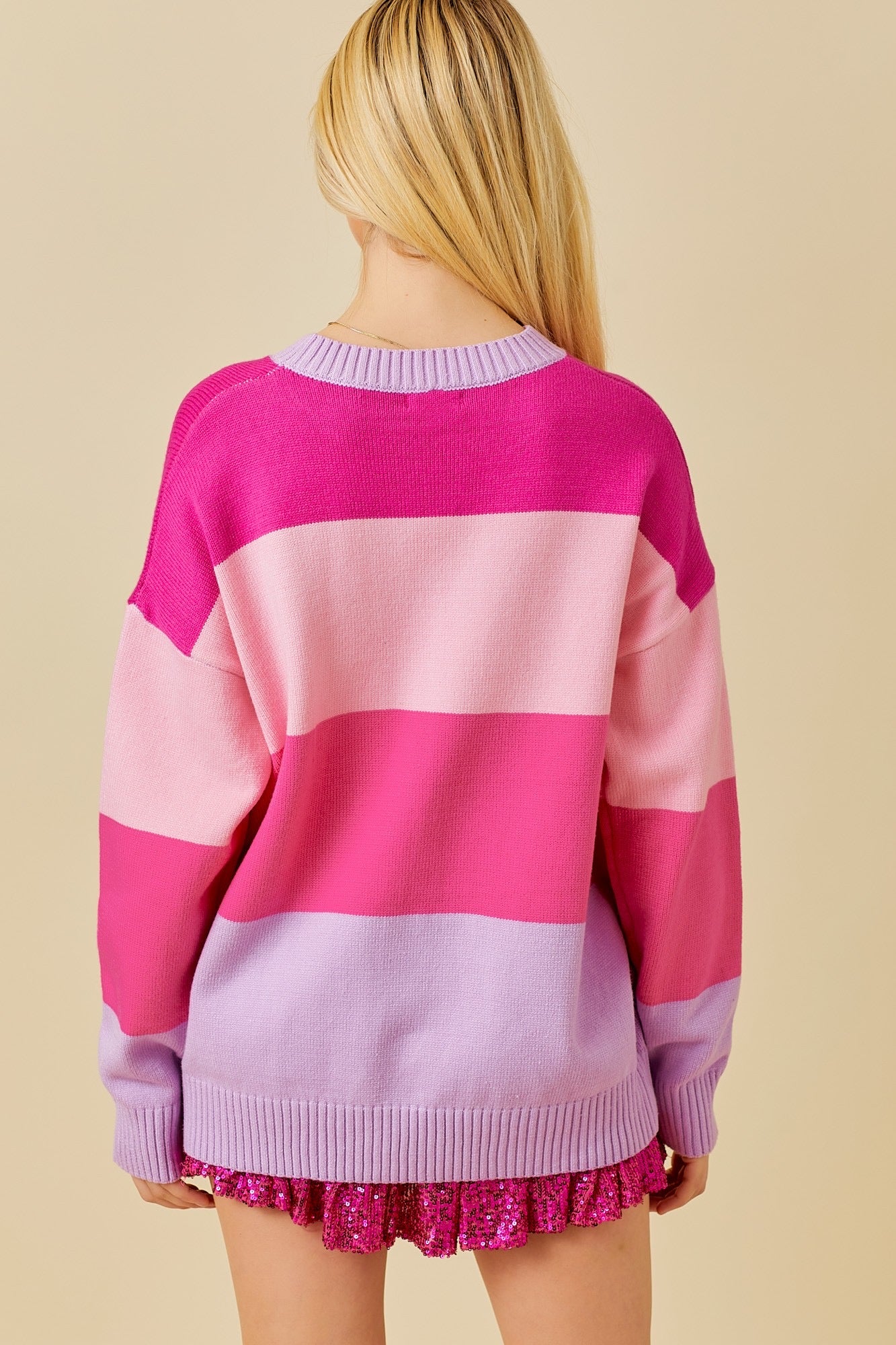 Rose All Day Sweater- Large