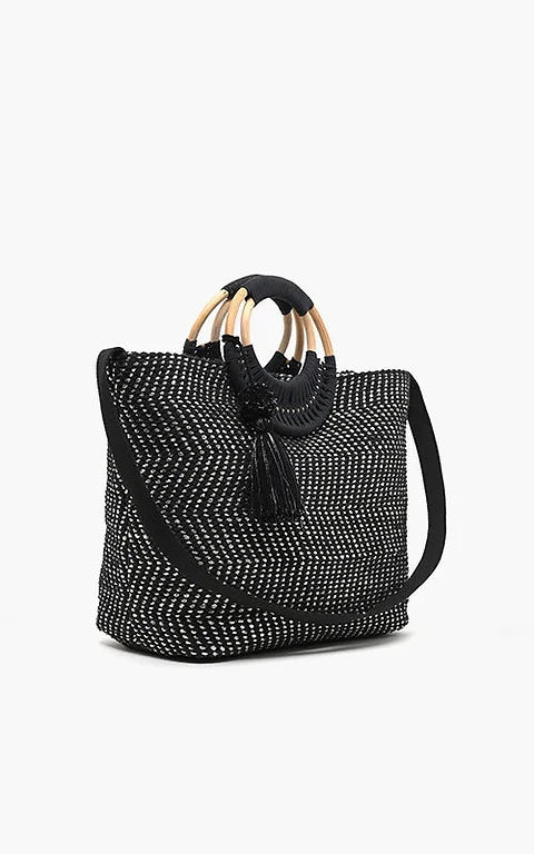 Midnight Lurex Wicked Totebag