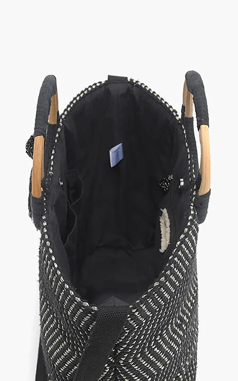 Midnight Lurex Wicked Totebag