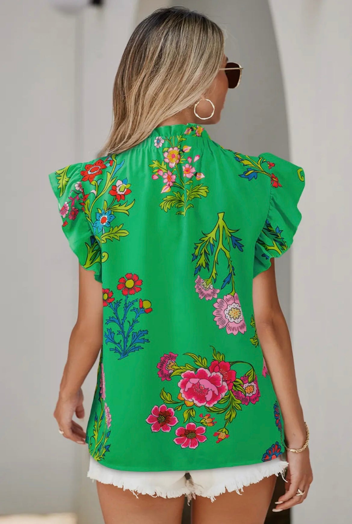 Cleo Floral Print Blouse