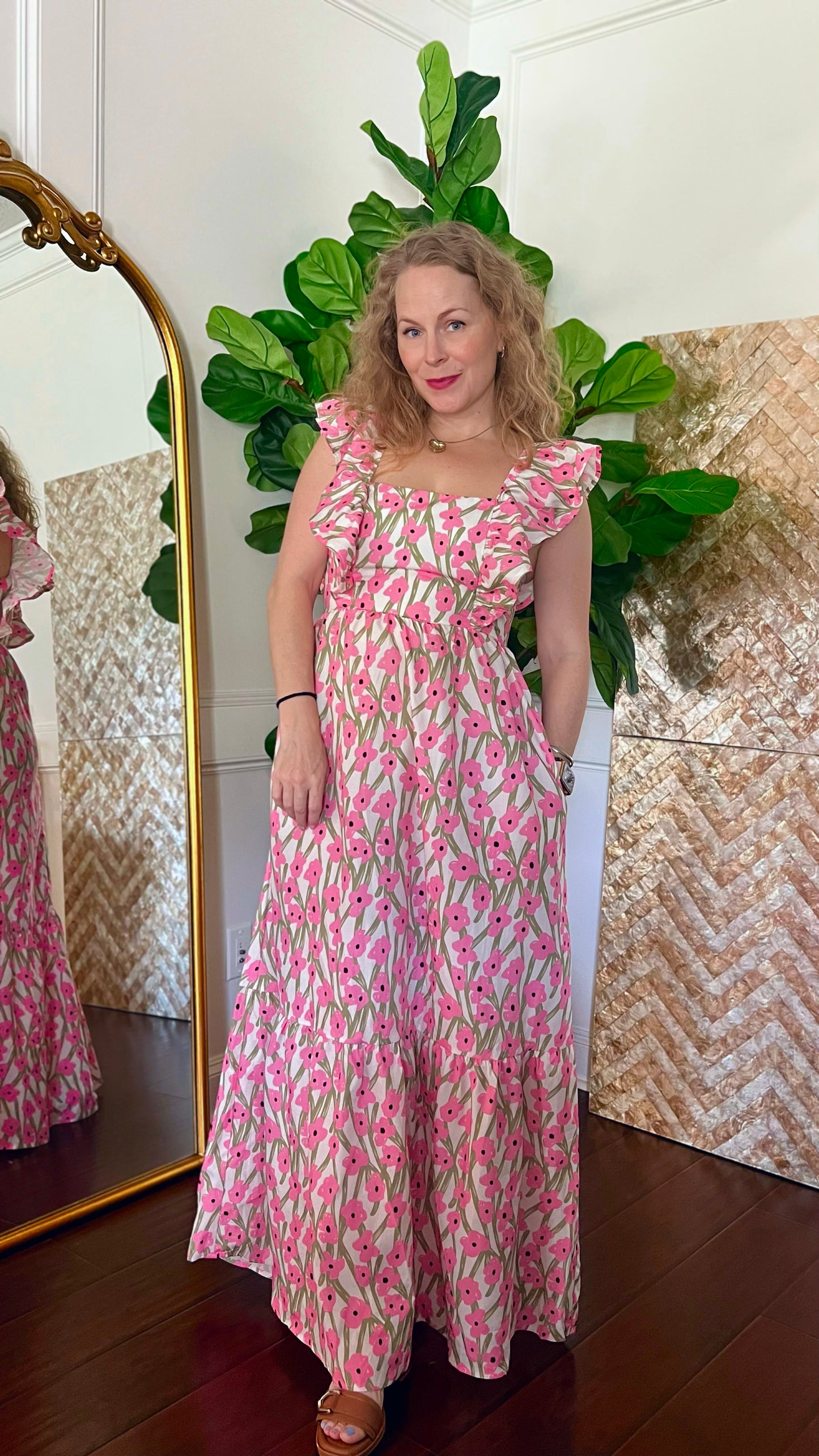 Emma Floral Maxi Dress