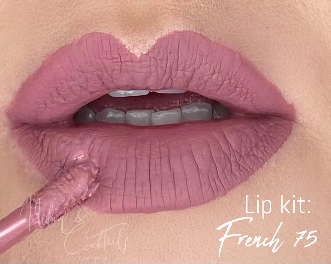 Clearance Make Up and Cocktails Lip Kit- French 75
