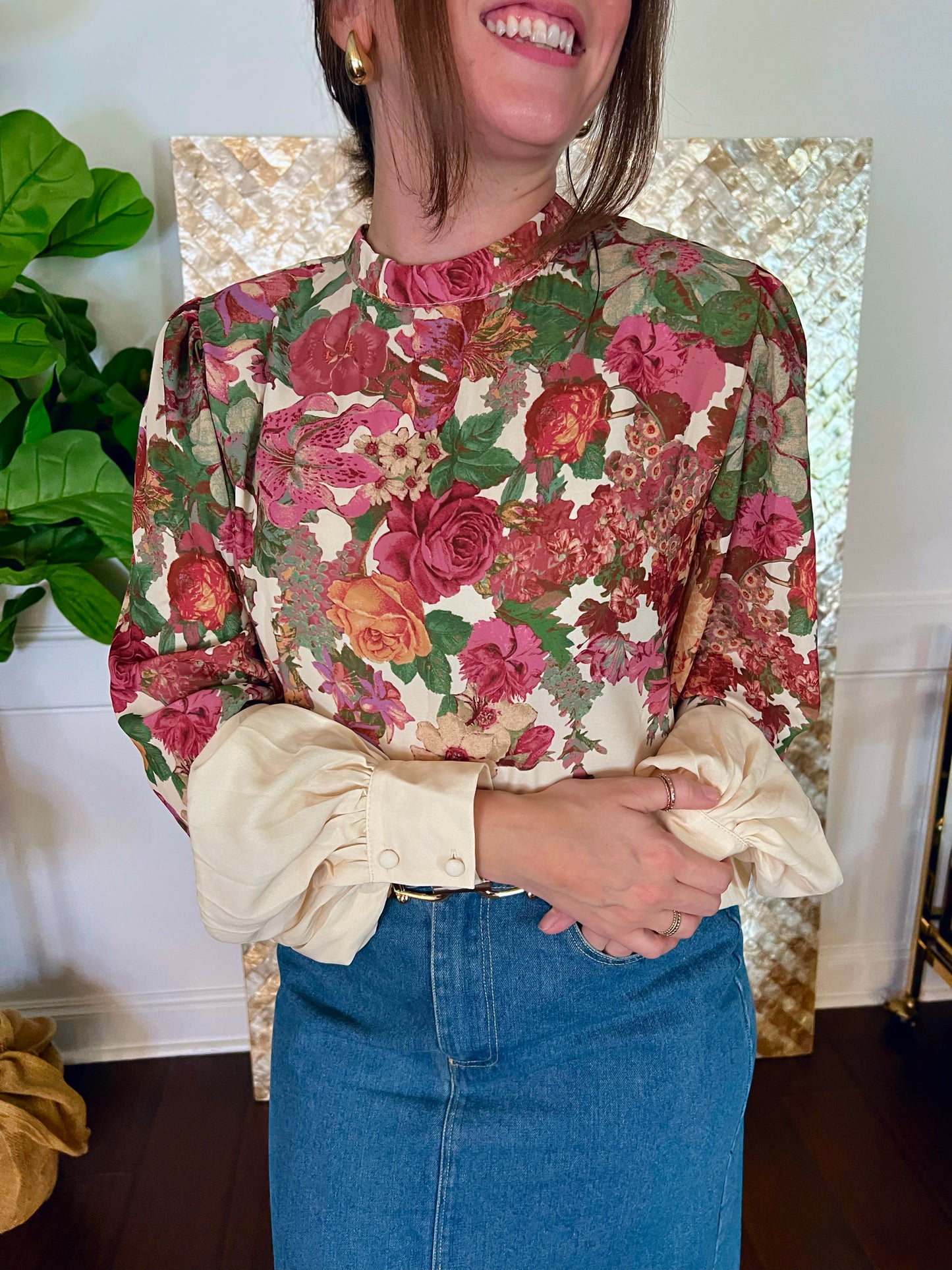 Fiona floral blouse