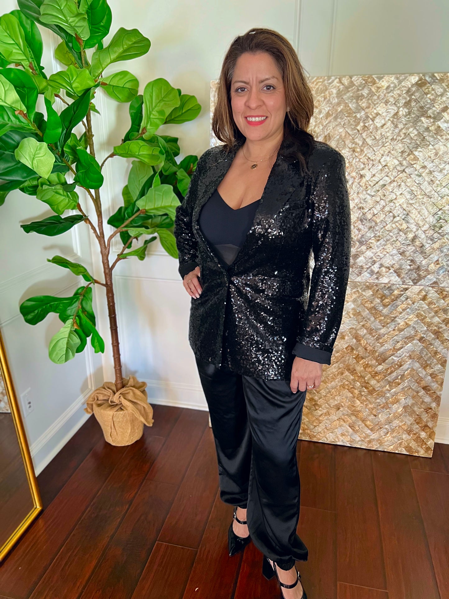 Midnight Shine Sequin Blazer