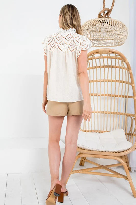 Everyly lace top
