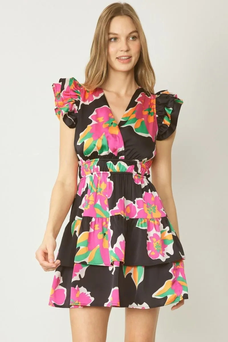 Bold Blooms Dress