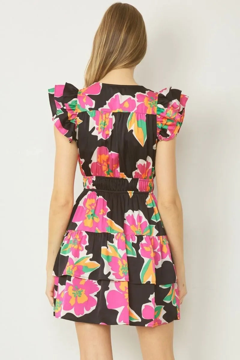 Bold Blooms Dress
