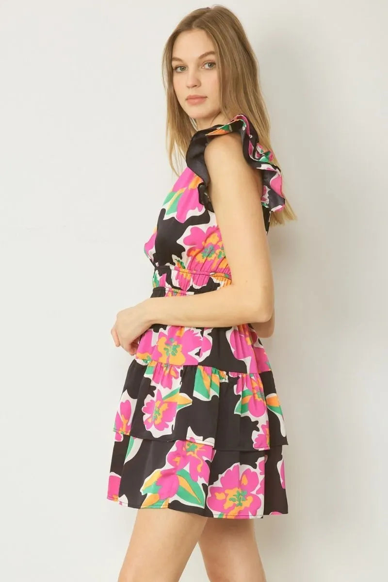 Bold Blooms Dress