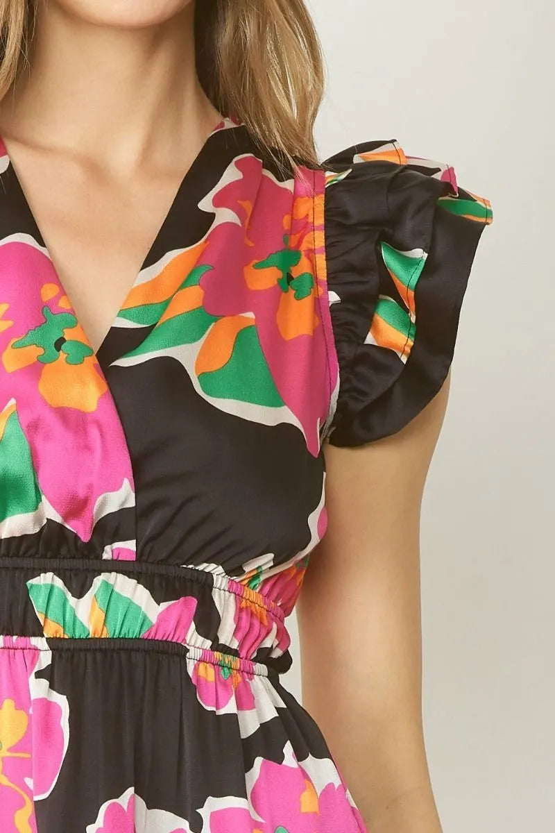 Bold Blooms Dress