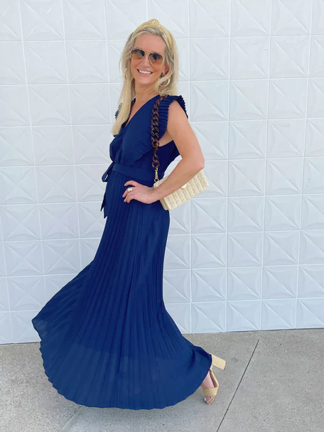Charlotte Navy dress
