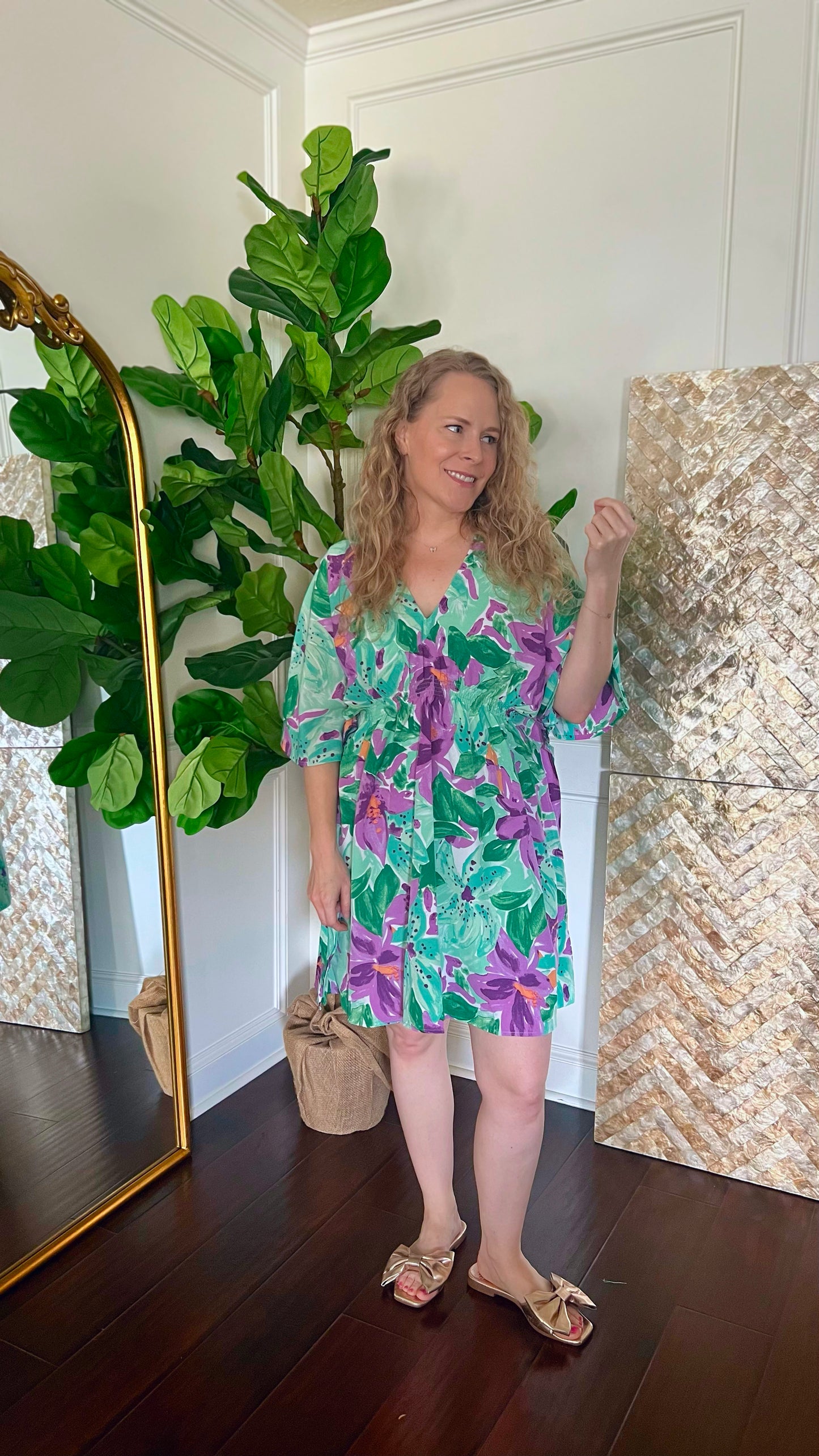 Maisie's meadow muse floral dress