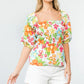 Poppy Flirty Floral Top