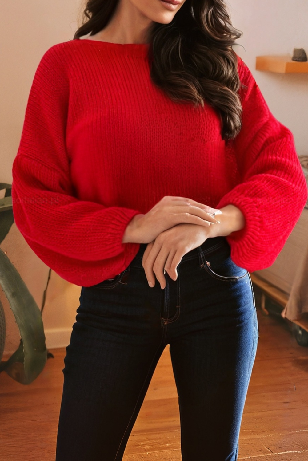 The Scarlett Bow Back Sweater