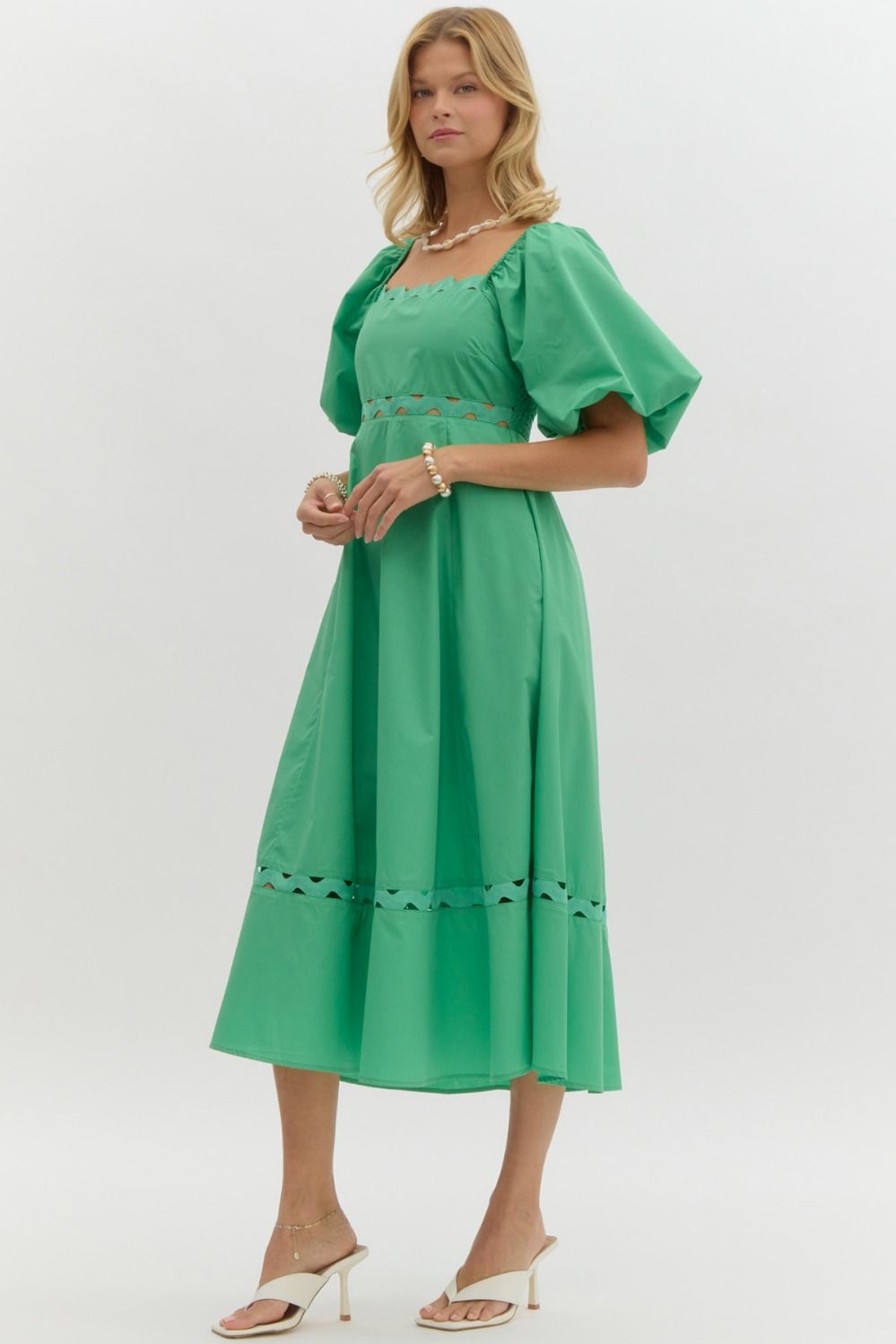 Kelly green dress