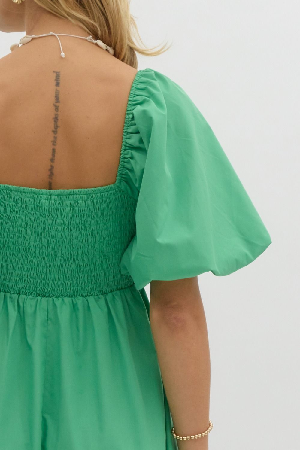 Kelly green dress