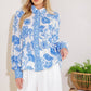 Savannah Lane Printed Blouse