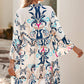 Lilah Tribal Print Buttoned Mini Dress