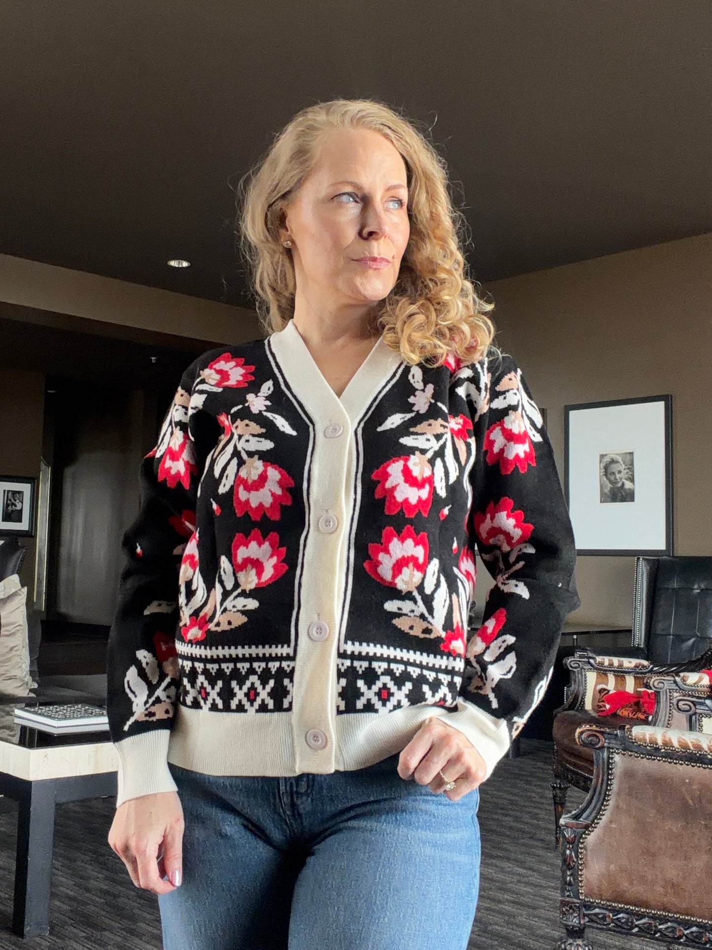 The Maren Bloom Cardigan Sweater