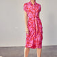 Zinnia ruched dress