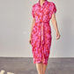Zinnia ruched dress