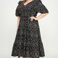 Avery embroidered  Curvy eyelet dress