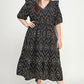 Avery embroidered  Curvy eyelet dress