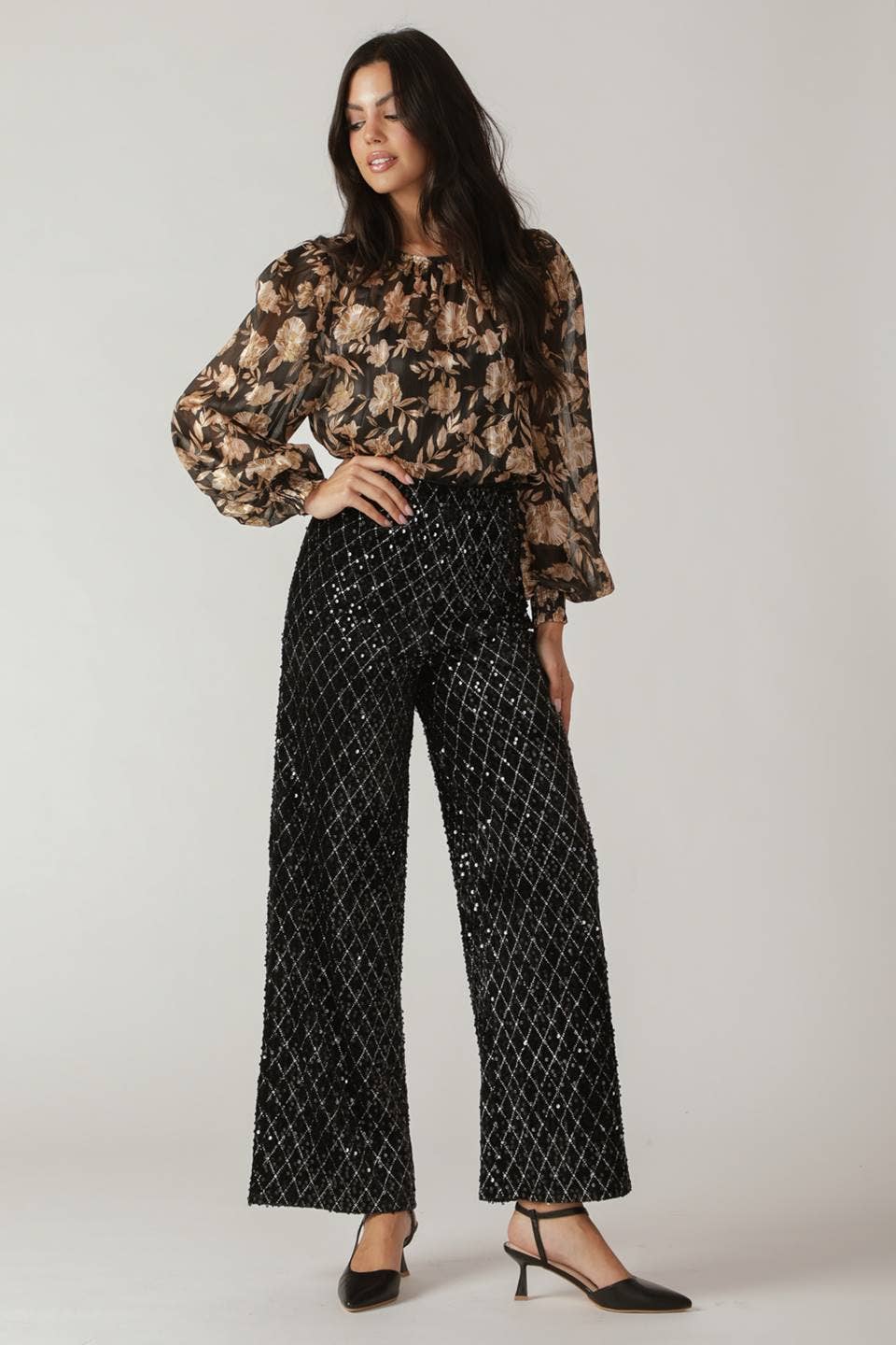 Marlowe Sequin Trousers