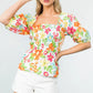 Poppy Flirty Floral Top