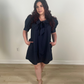 The Margot Puff Sleeve Sailor Dress
