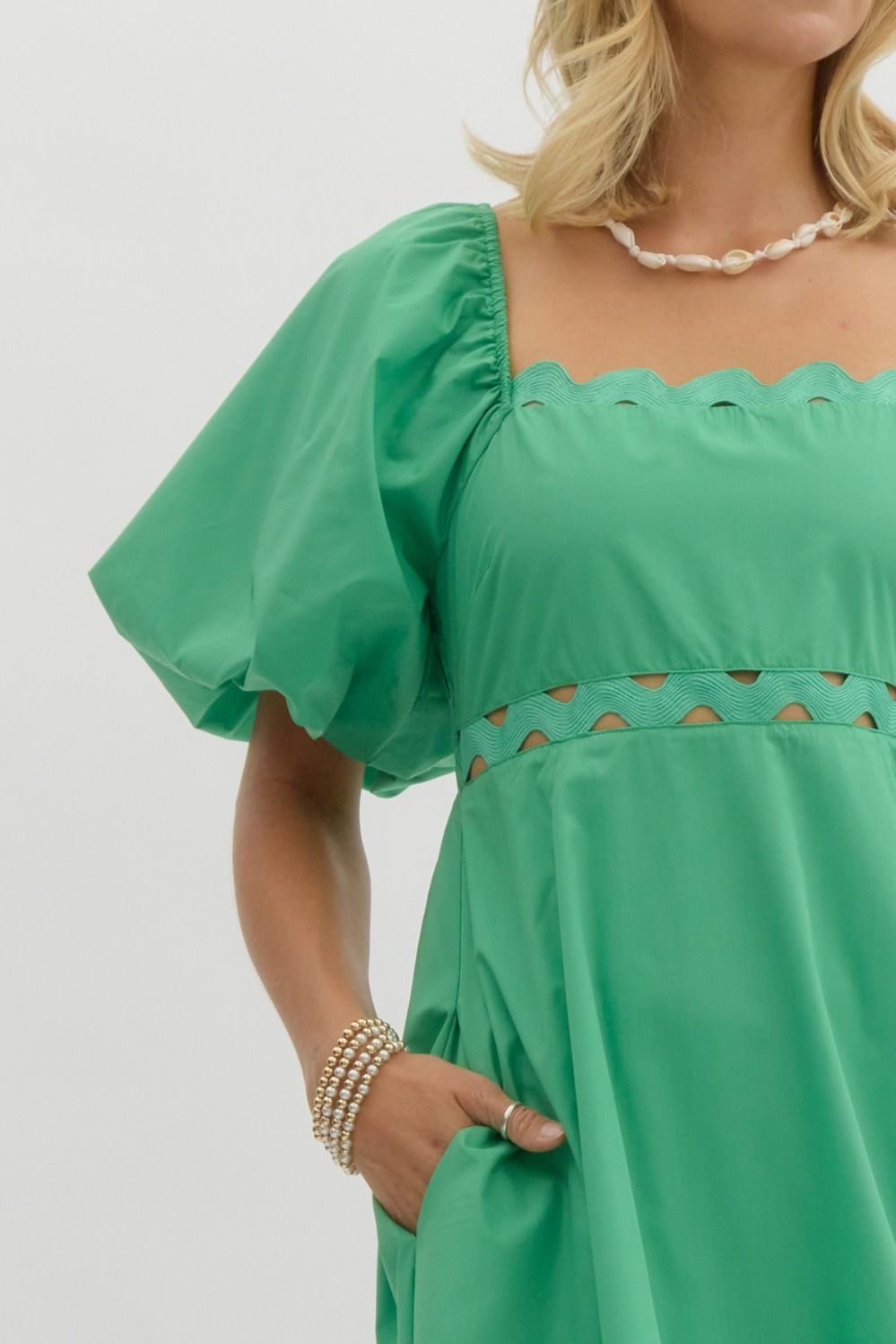 Kelly green dress