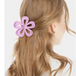 Jenny Open Floral Large Hair Clip- Pastel