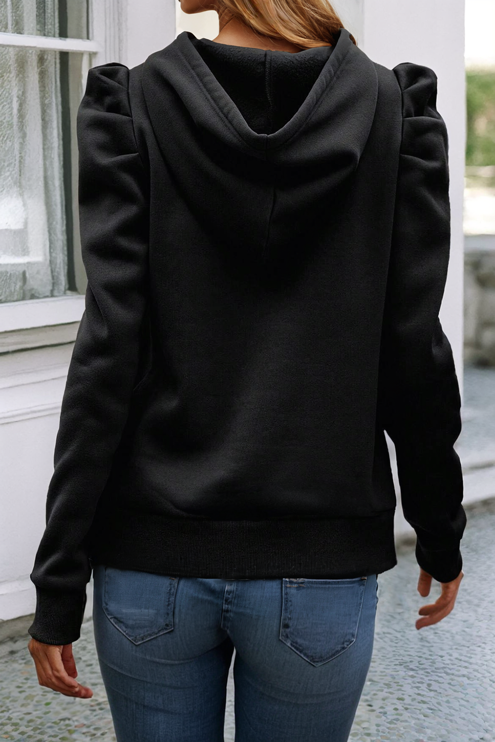 Shannon structured shoulder sweatshirt