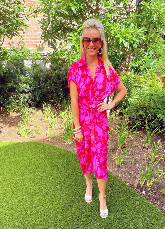 Zinnia ruched dress