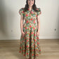 Marigold Floral Midi Dress