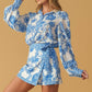 Savannah Lane Printed Blouse
