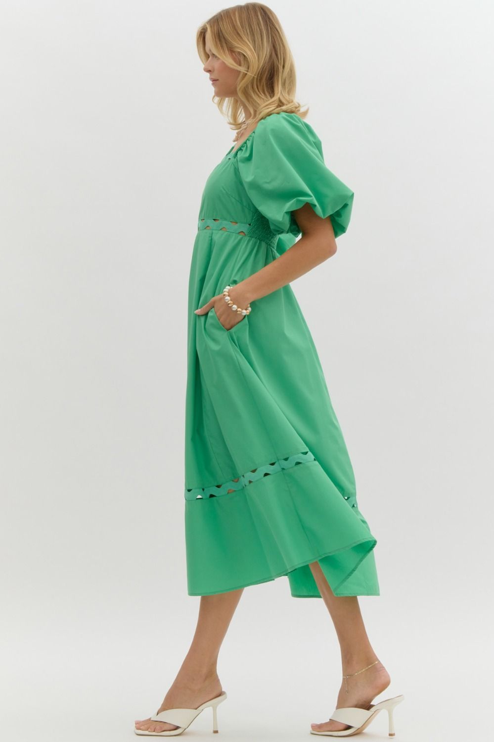 Kelly green dress