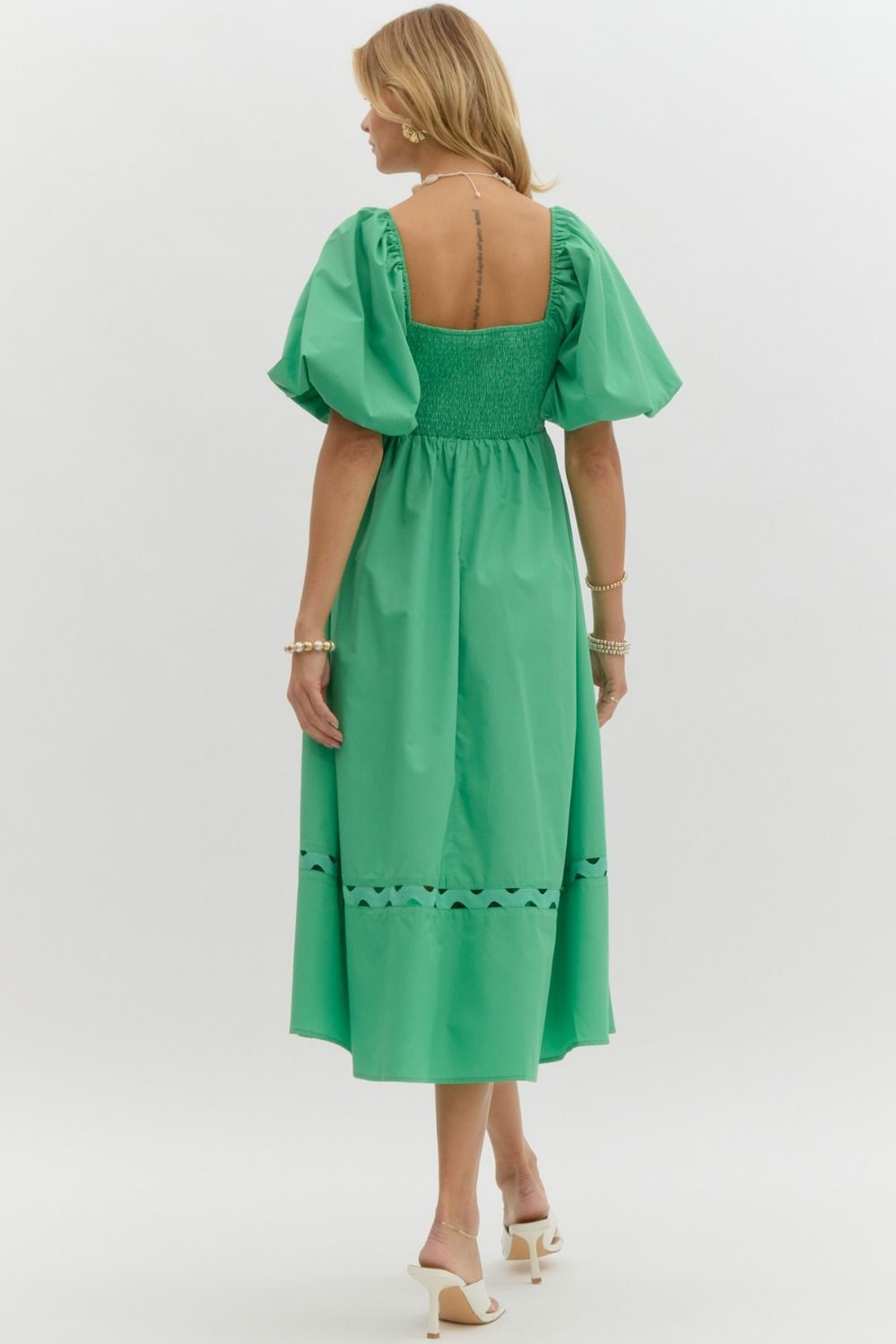 Kelly green dress