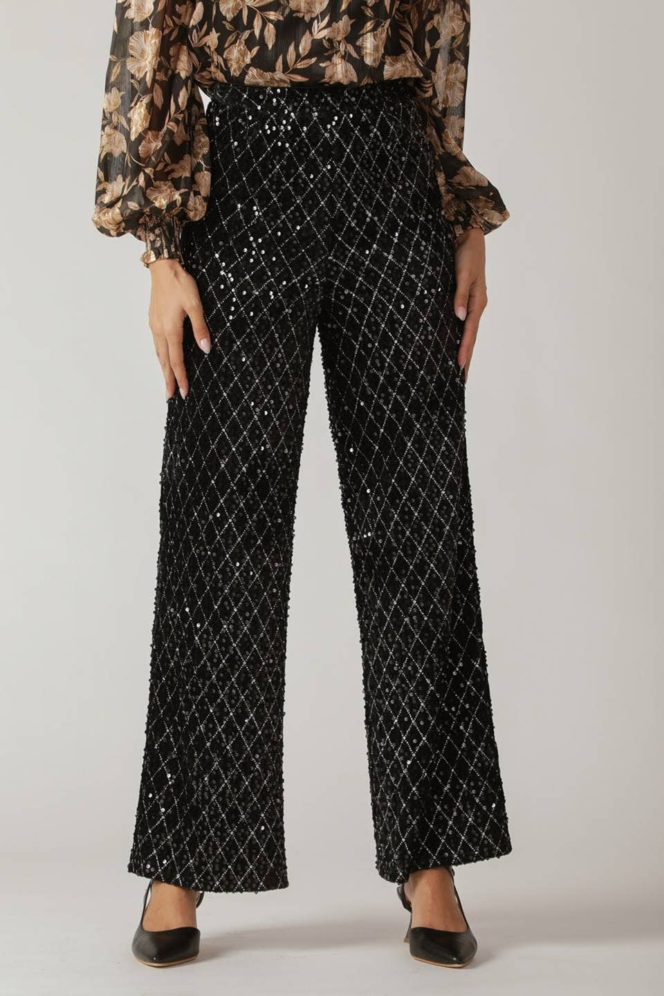 Marlowe Sequin Trousers