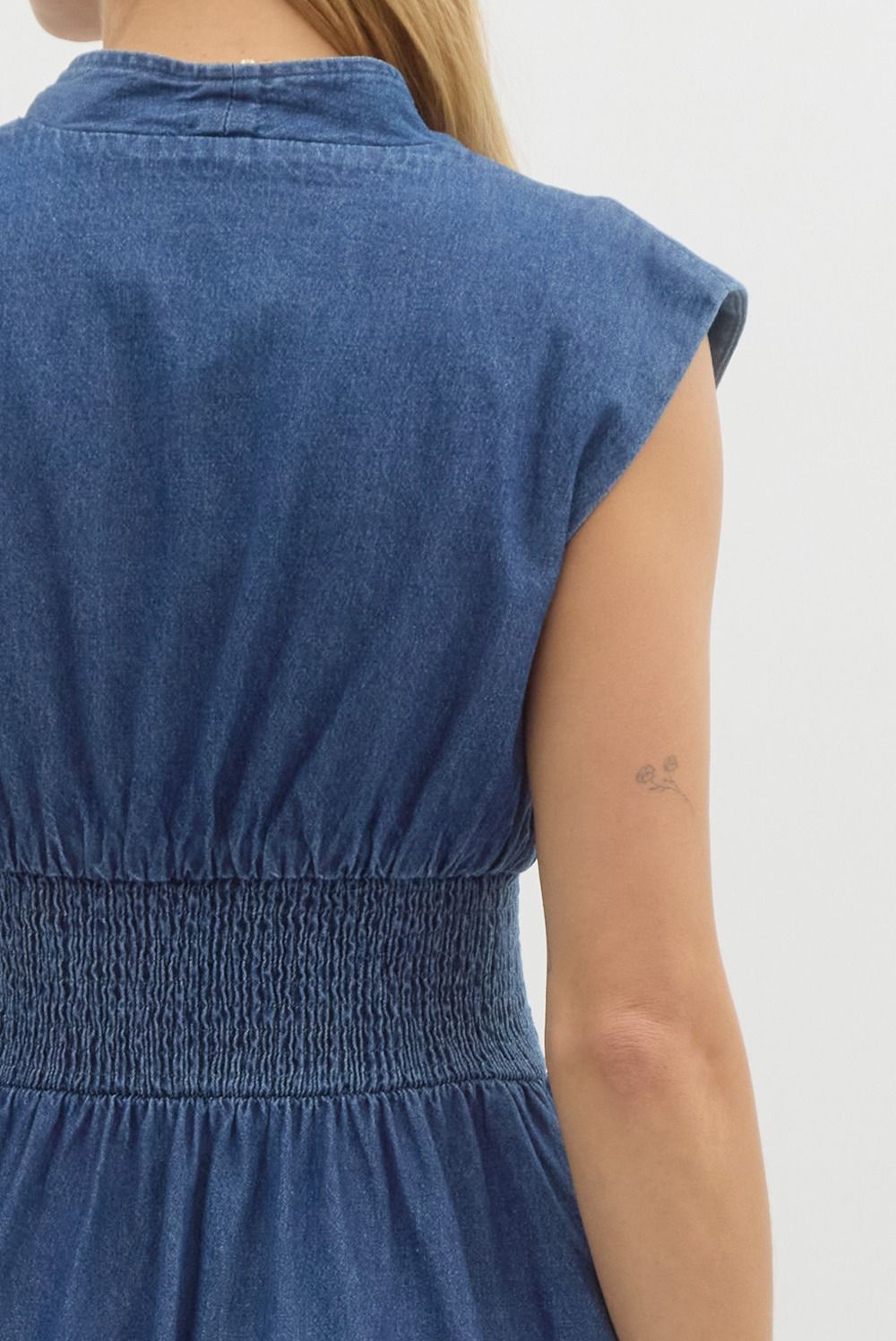 Daisy Denim Midi Dress