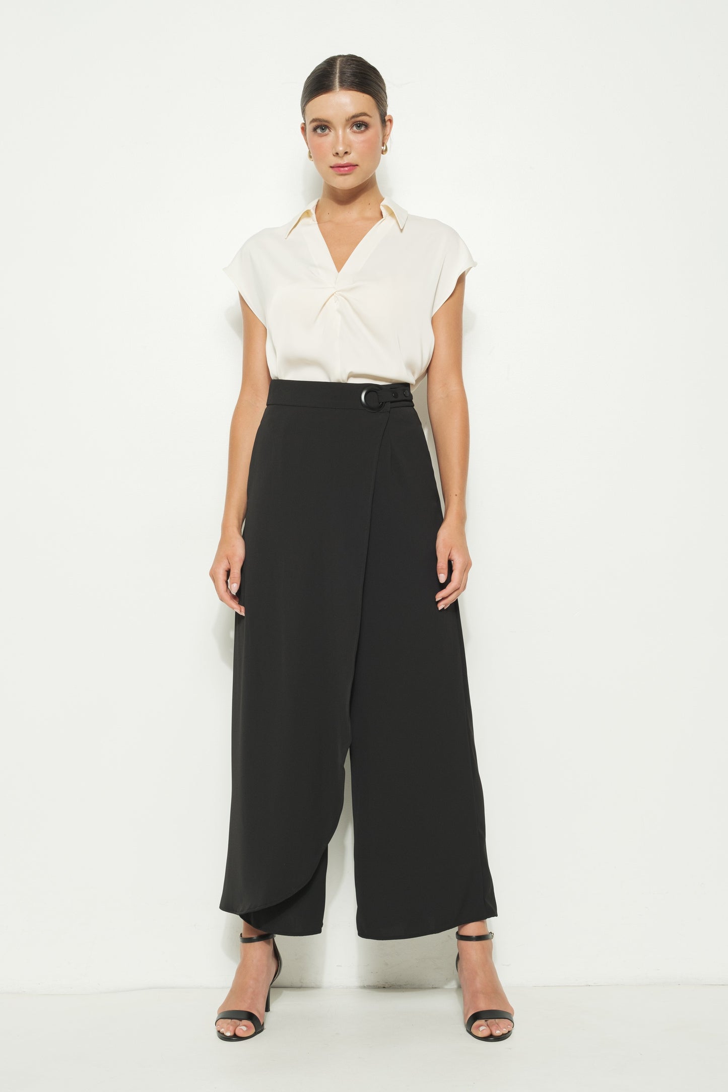 Claire V-neck blouse