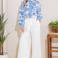 Savannah Lane Printed Blouse