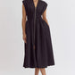 Melissa Midi/Maxi Black Dress