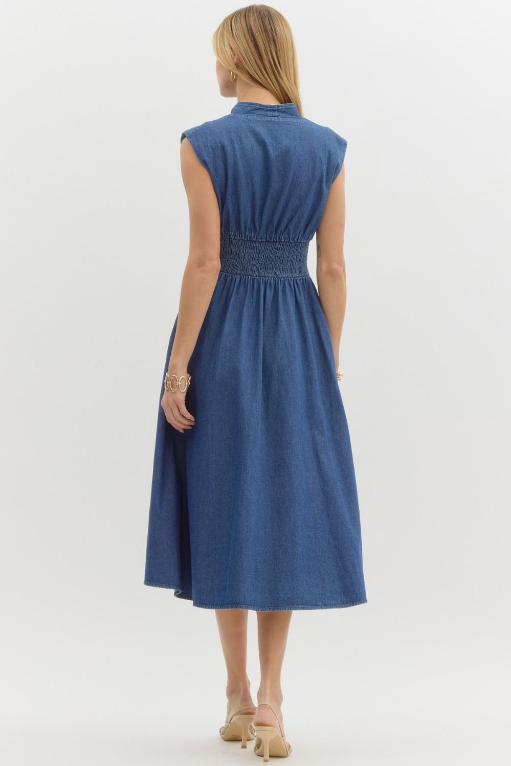 Daisy Denim Midi Dress